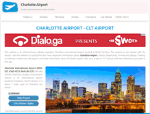 Tablet Screenshot of airport-charlotte.com